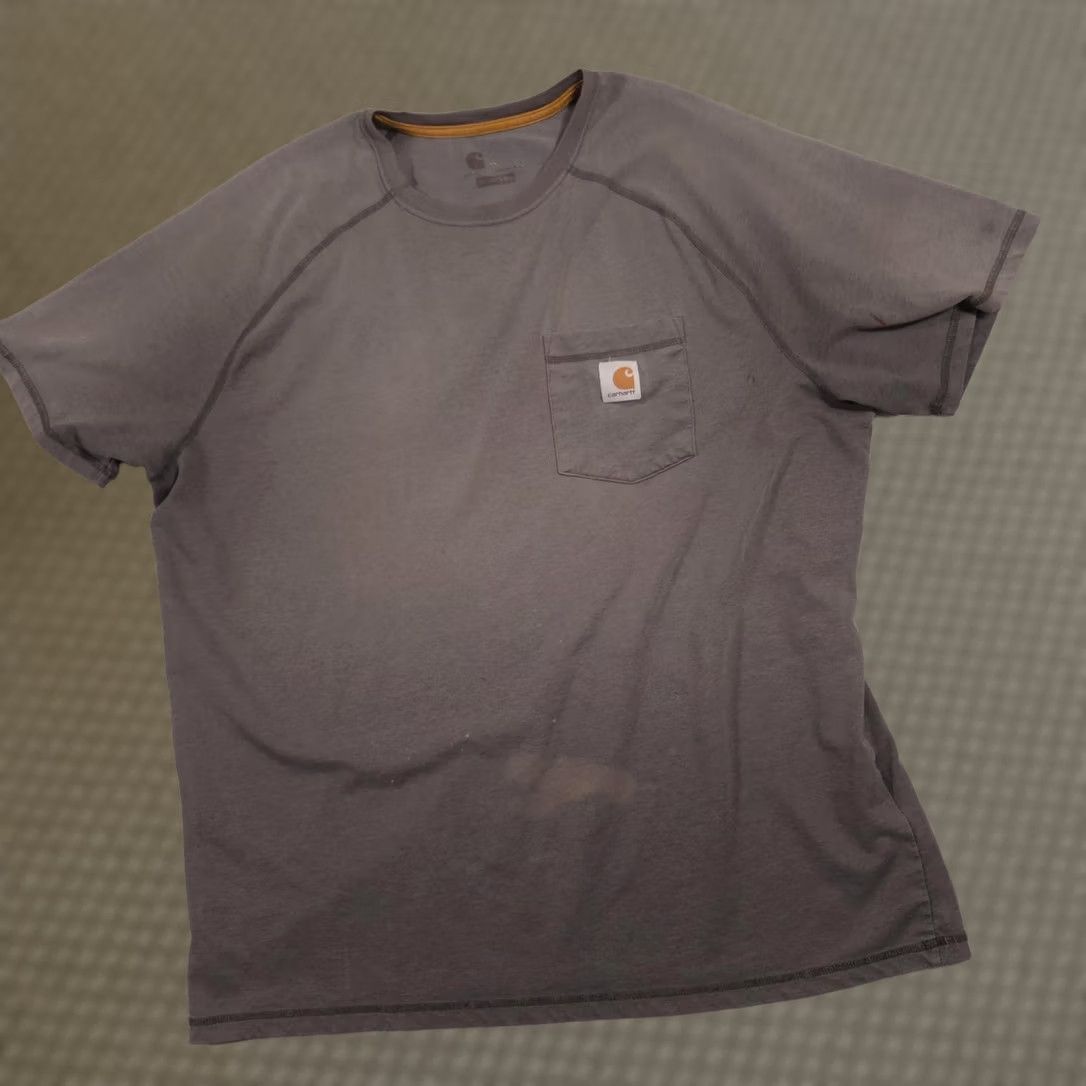 Carhartt Carhartt Shirt Mens XL Gray Pocket Workwear Relaxed Fit Tagless Tee Crewneck Short Sleeve Jersey Cotton Size US XL / EU 56 / 4 - 1 Thumbnail