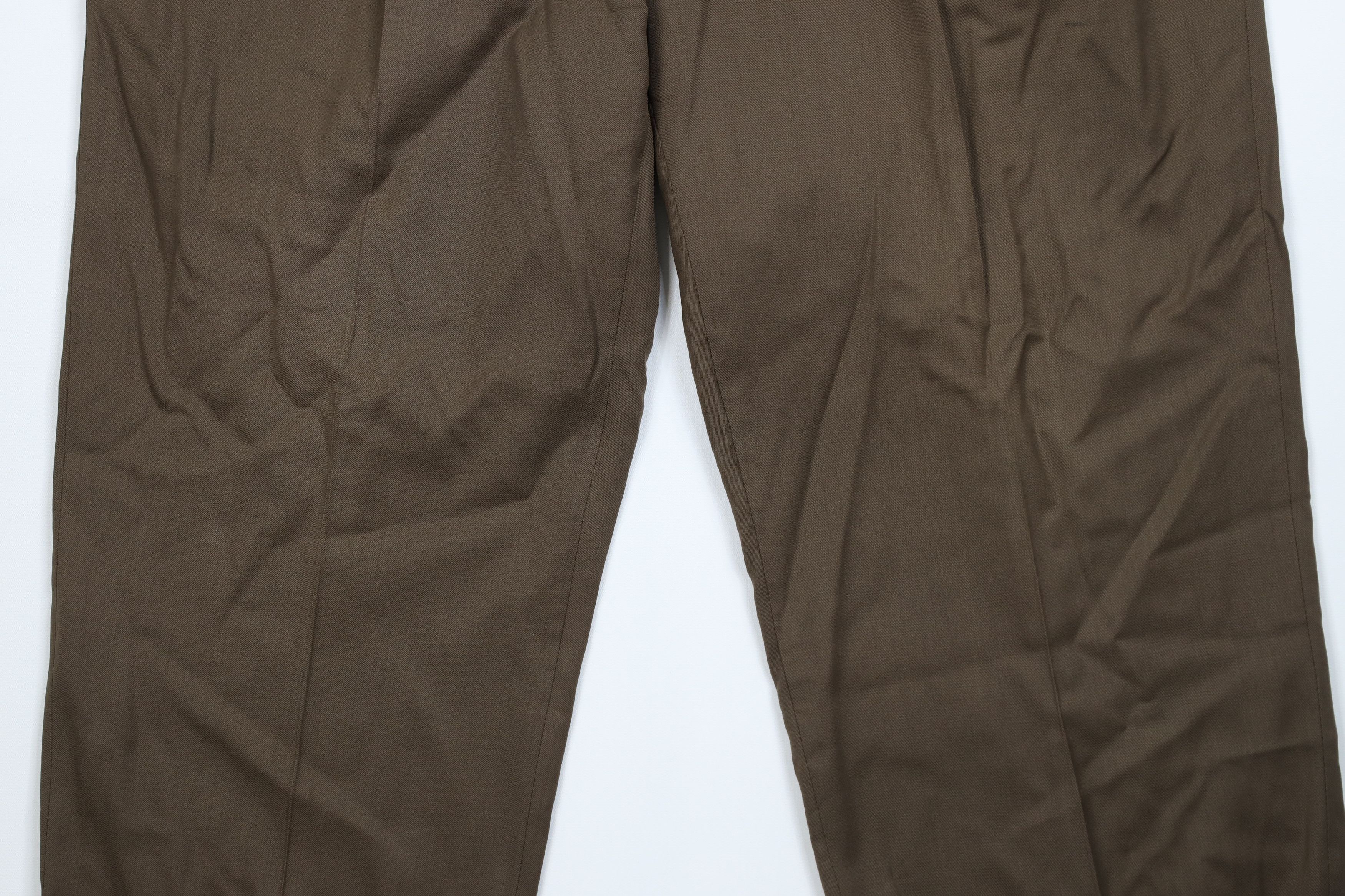 Jos. A. Bank Vintage Jos A Bank Wool Knit Wide Leg Chino Pants Brown Size US 38 / EU 54 - 3 Thumbnail