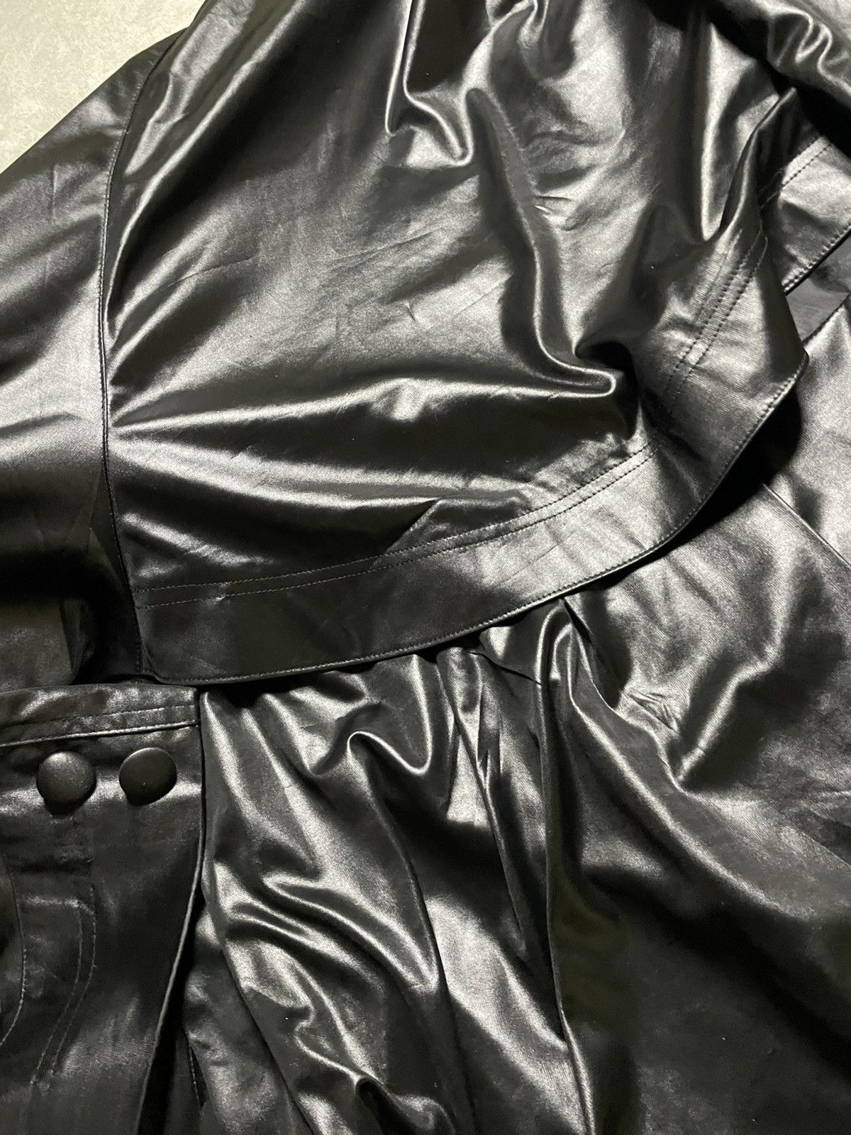 If Six Was Nine Skull Vintage Japanese Black Trench – Shadow Silence Size US L / EU 52-54 / 3 - 12 Thumbnail
