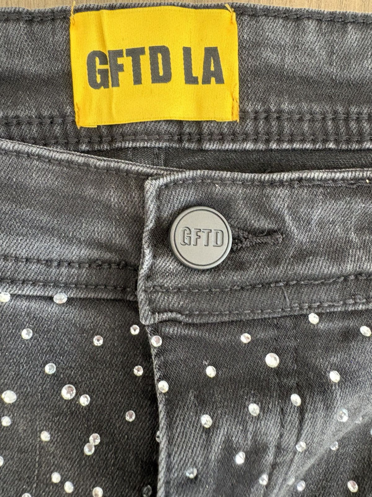 Other GFTD LA Men’s Ami BLK Wash Skinny Denim Jeans Size 36 NWT Size US 36 / EU 52 - 3 Thumbnail