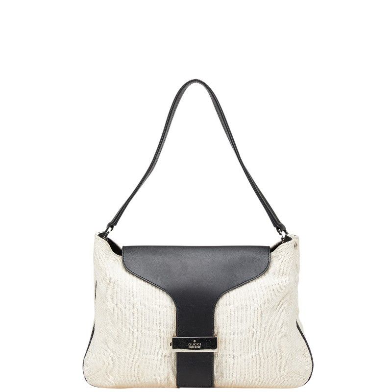 Gucci Gucci Gucci 001 4035 001553 Canvas Leather Shoulder Bag Canvas Shoulder Bag 001 4035 001553 DUTY FREE for USA Size ONE SIZE - 1 Thumbnail