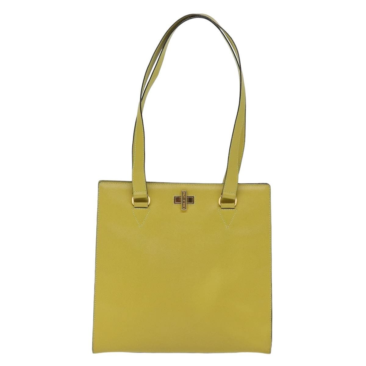 Celine CELINE Tote Bag Leather Yellow Size ONE SIZE - 13 Thumbnail