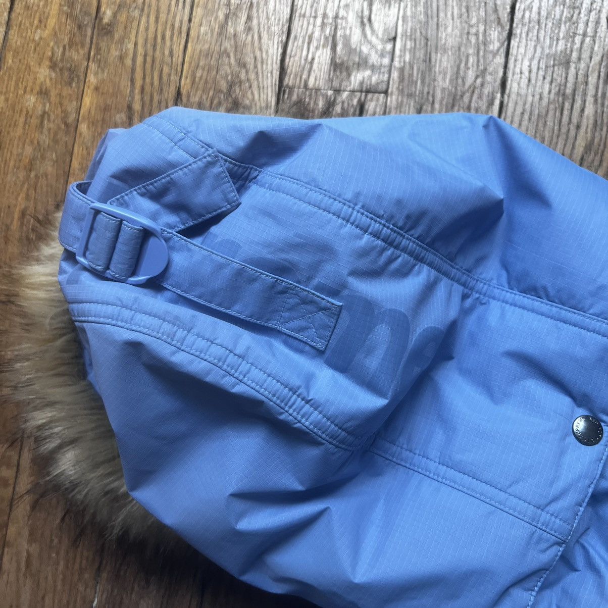 Supreme Supreme Facemask Fill-700 Down Puffer Jacket Light Blue M Size US M / EU 48-50 / 2 - 11 Thumbnail