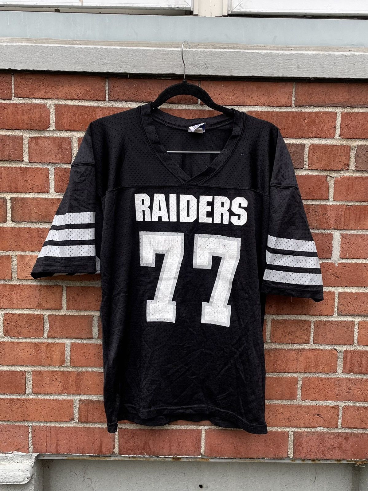 Vintage Vintage 90s Universal Athletics Raiders Football Jersey Size US L / EU 52-54 / 3 - 1 Thumbnail