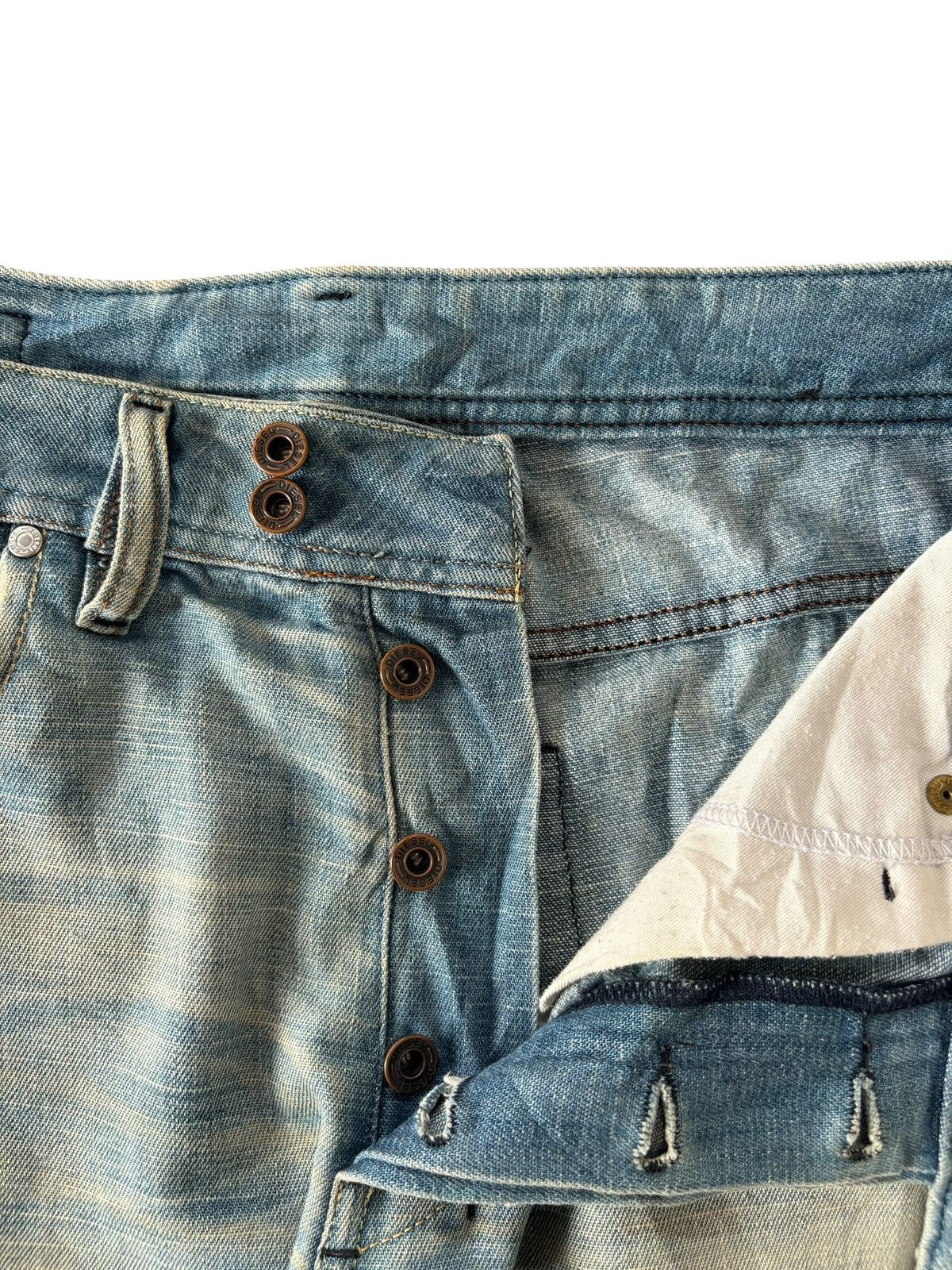 Diesel Vintage Italy Diesel Mud Wash Distressed Baggy Jeans Size US 32 / EU 48 - 5 Thumbnail