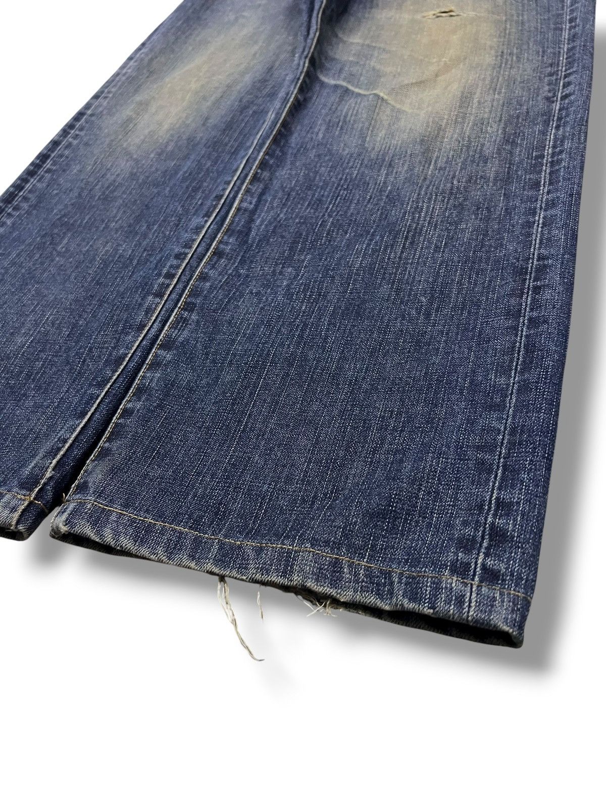 Edwin Baggy Vintage Edwin 503z - Faded Mud Wash, Distressed Denim Size US 30 / EU 46 - 7 Thumbnail