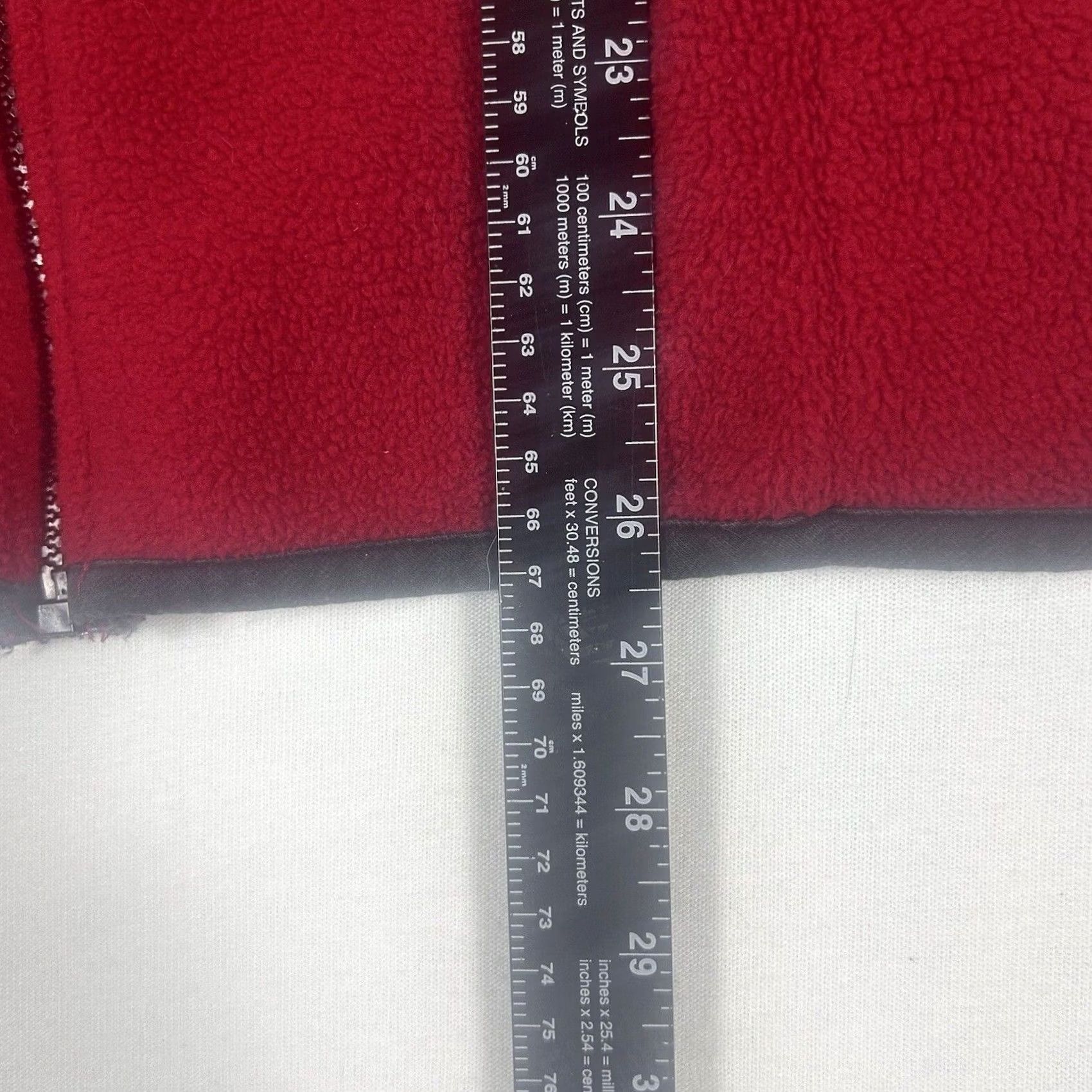 Vintage VINTAGE Canadian Fleece Wear Womens Fleece Full Zip Hoodie Red 1X Zip Hoodie Long Sleeve Solid Winter Outwear Womens Size XL / US 12-14 / IT 48-50 - 5 Thumbnail