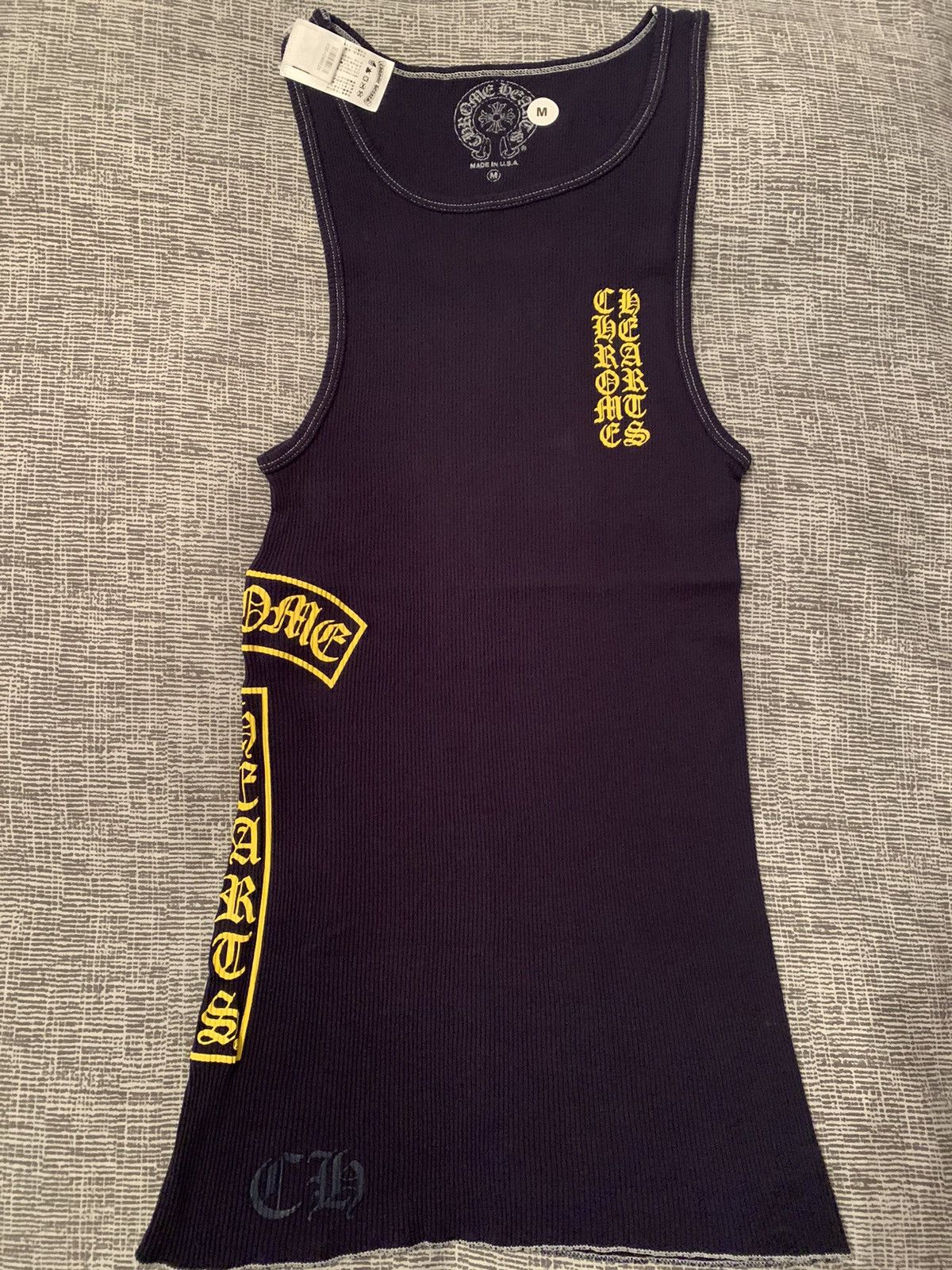 Chrome Hearts Rhinestone 1990s tank top
