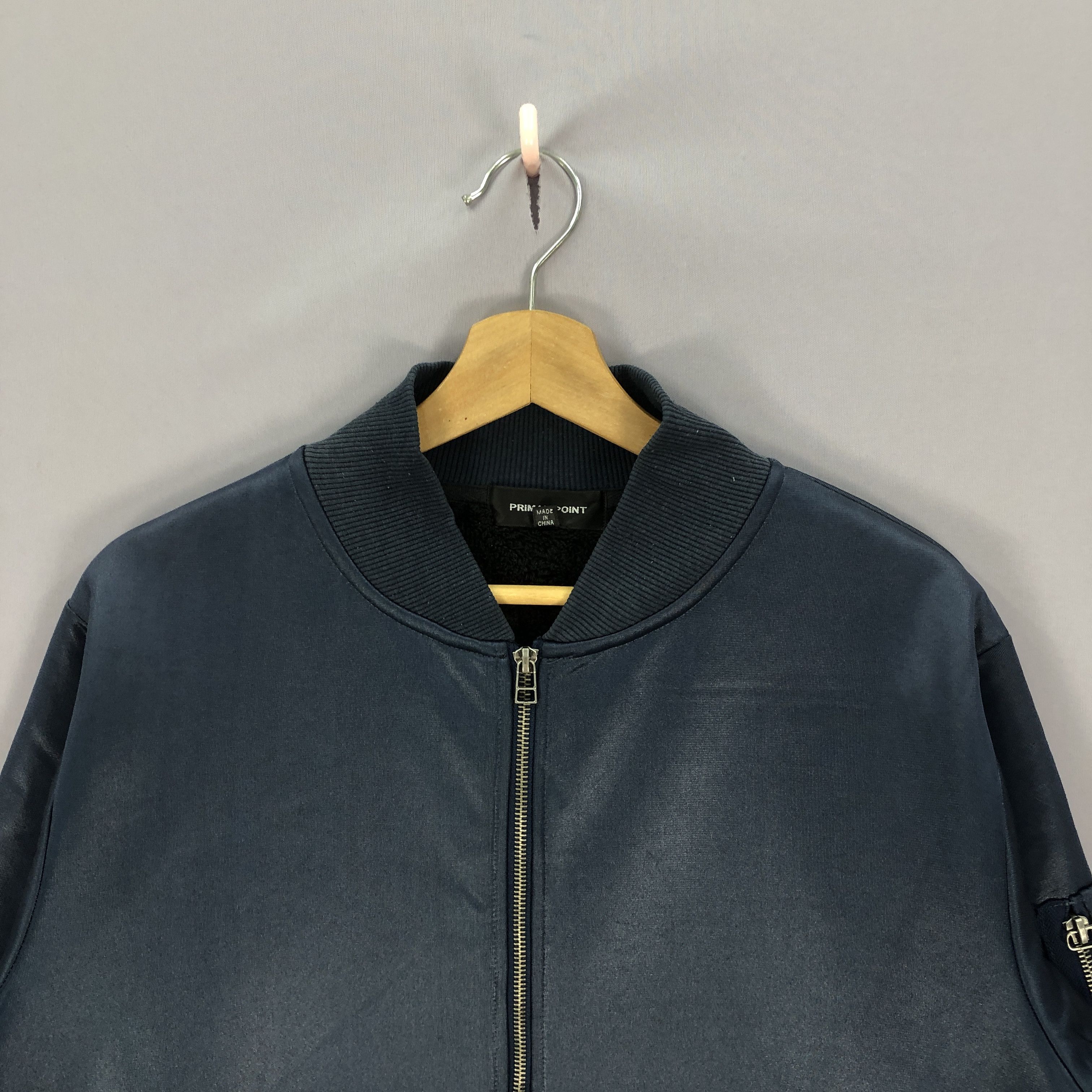 Japanese Brand Vintage Japanese Zip-up Flight Jacket Sherpa Fleece Lining Size US M / EU 48-50 / 2 - 4 Thumbnail