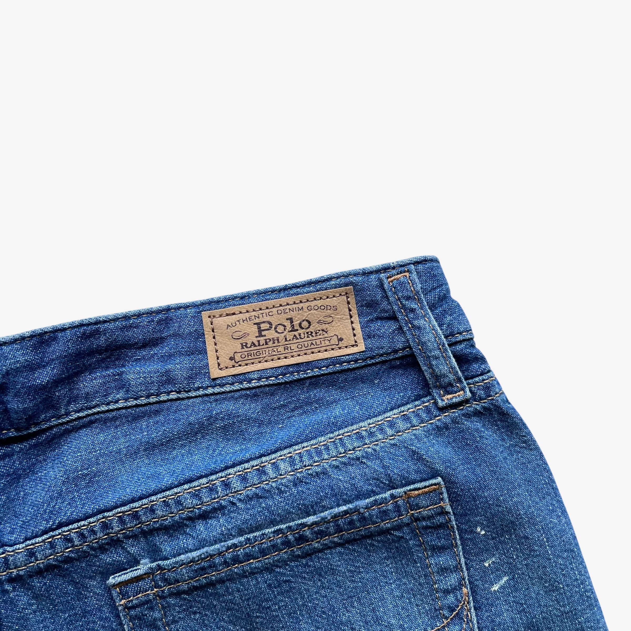 Women's Polo Ralph Lauren Patchwork Blue Jeans