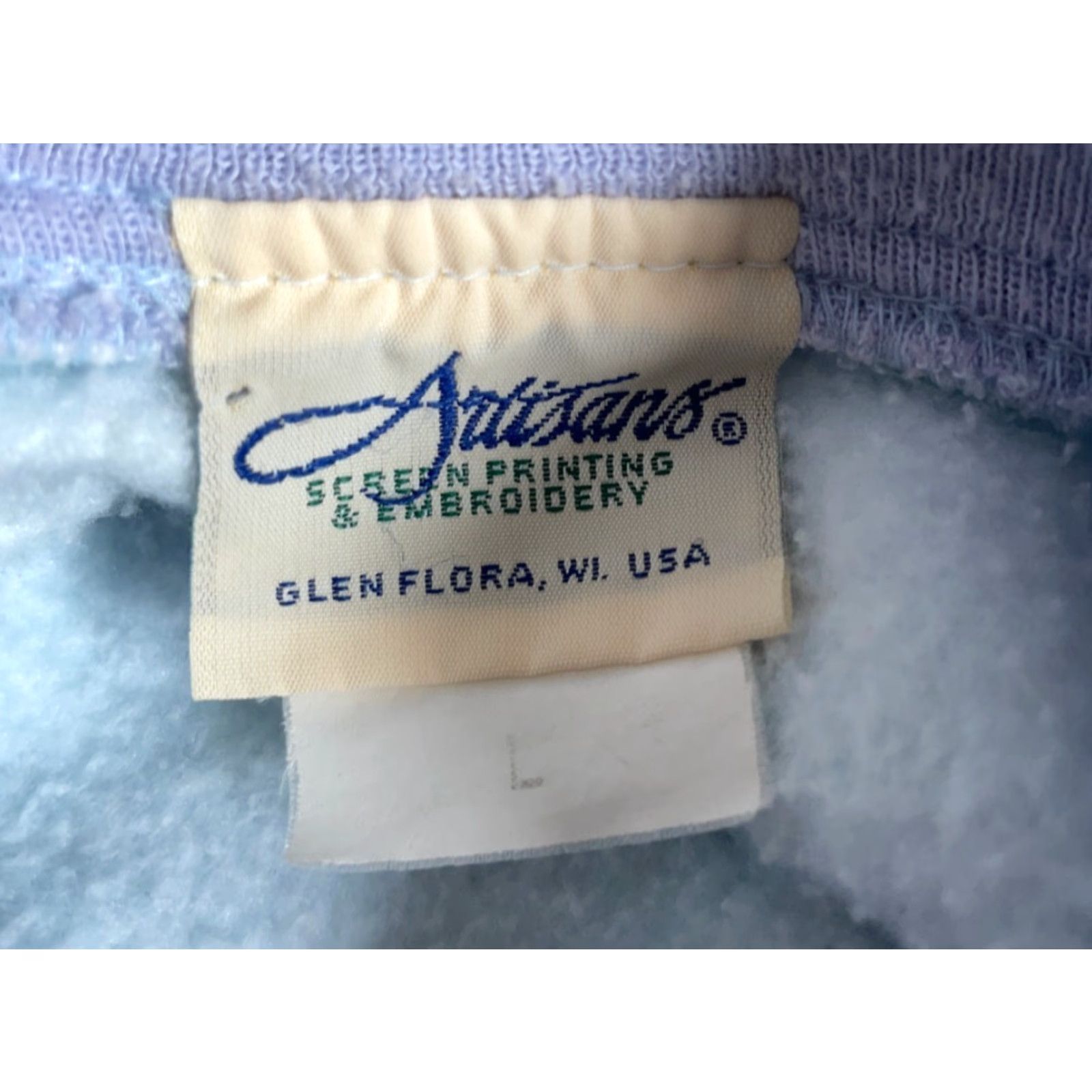 Vintage VINTAGE Artisans Sweatshirt Cardigan Women Large Blue AOP 90s Birds Nature Trees Graphic Print Free Shipping on 2nd Item Size L / US 10 / IT 46 - 3 Thumbnail