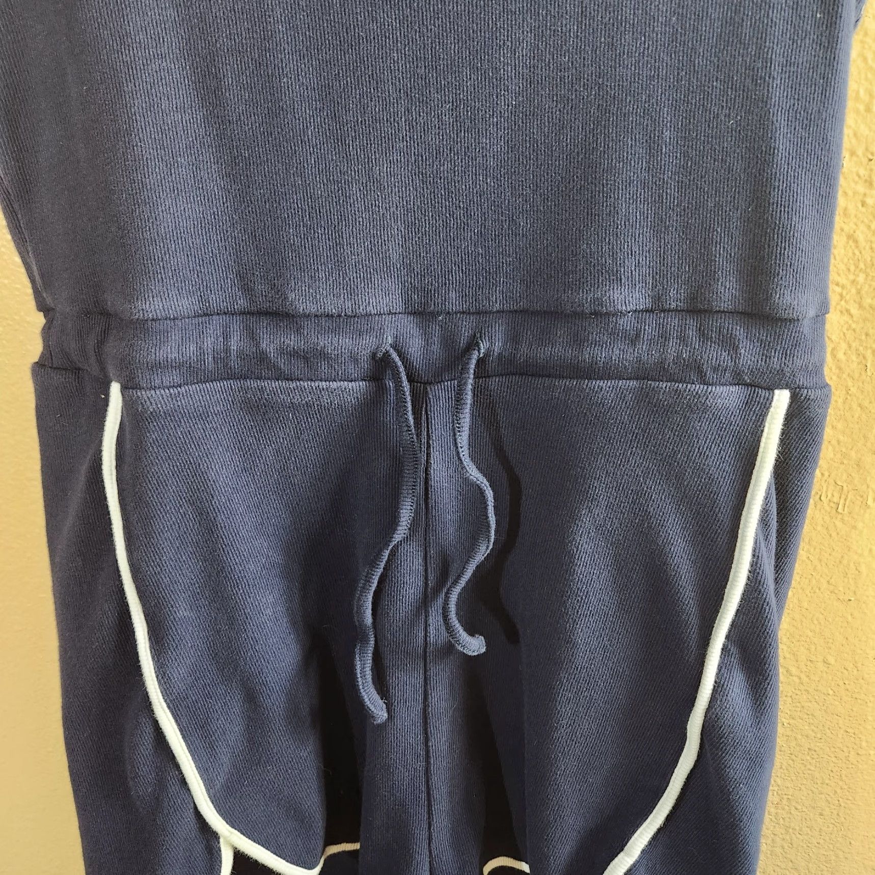 Fila Fila Womens |L| Navy Hooded Scoopneck Romper Shirt Size 36" / US 14 / IT 50 - 6 Thumbnail