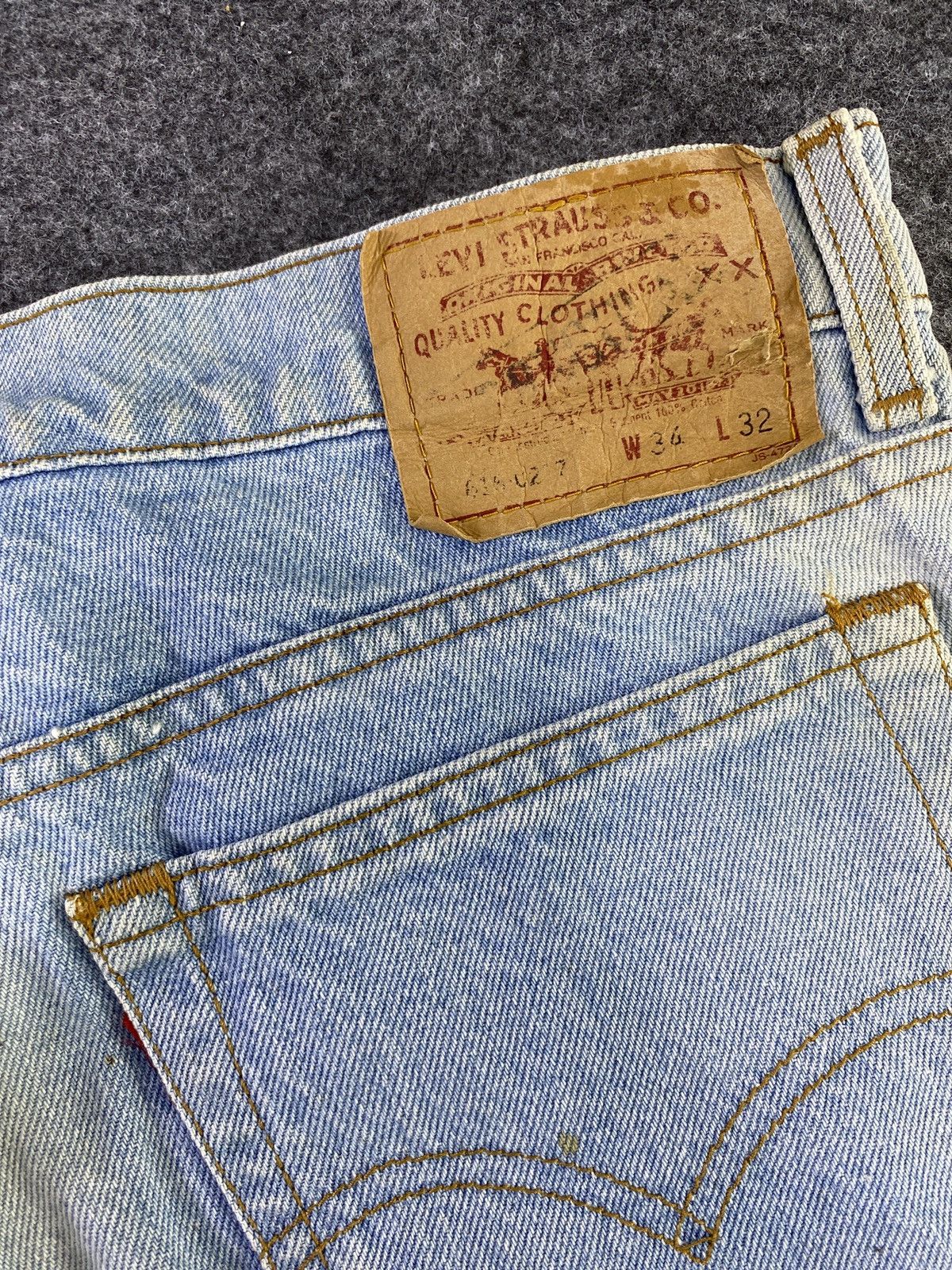 Jean × Levi's × Vintage Vintage Levis 616 Faded Blue Jeans - J870 Size US 34 / EU 50 - 11 Thumbnail
