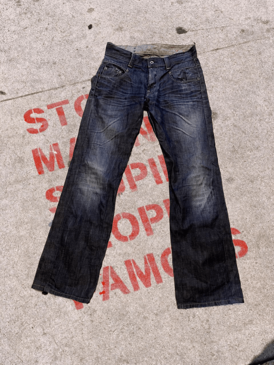 G-Star G STAR Men’s Vintage Wash Jeans Regular Fit W32 L34 Size US 32 / EU 48 - 1 Thumbnail