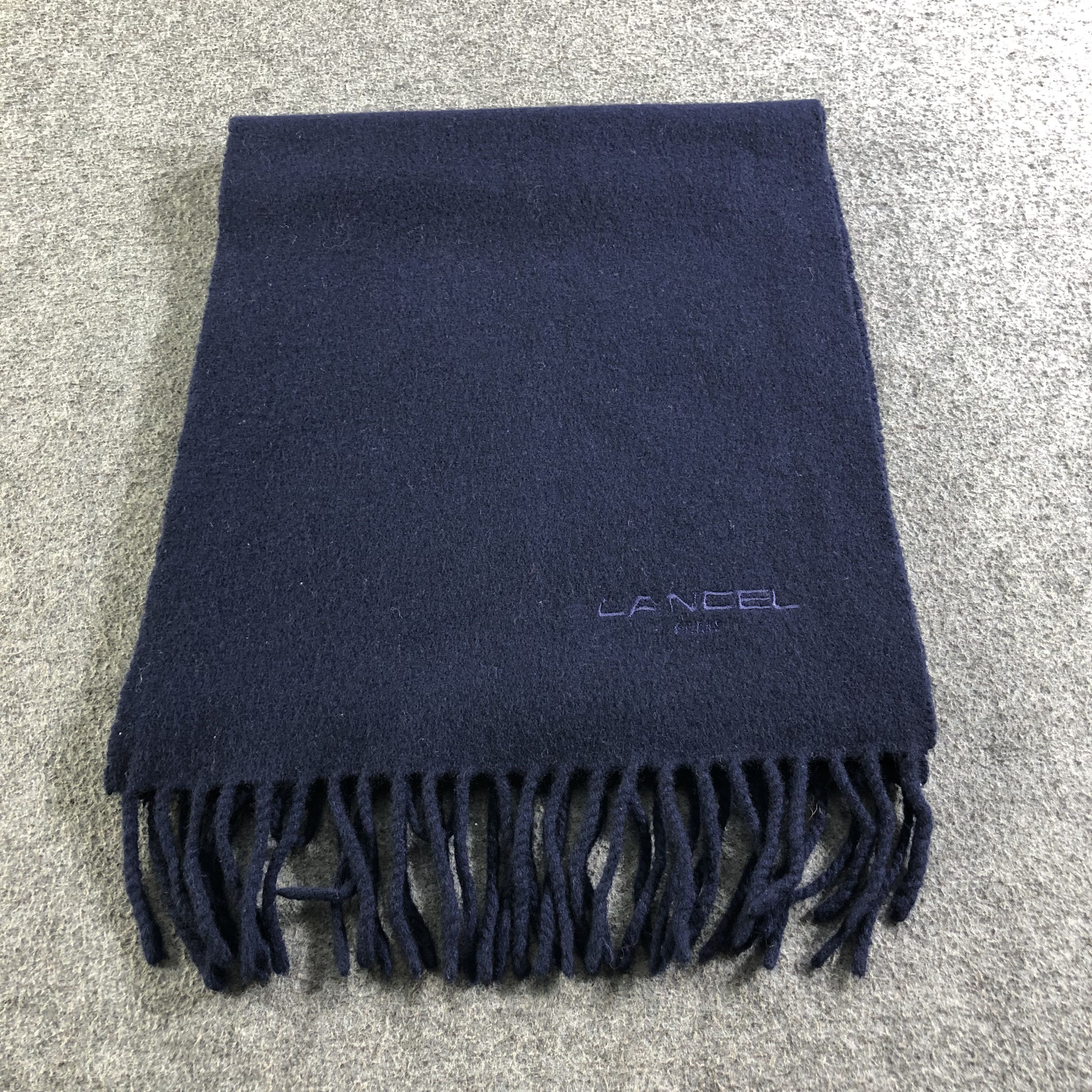 Lancel Lancel Wool Scarf Muffler Neckwear V2146 Size ONE SIZE - 2 Thumbnail