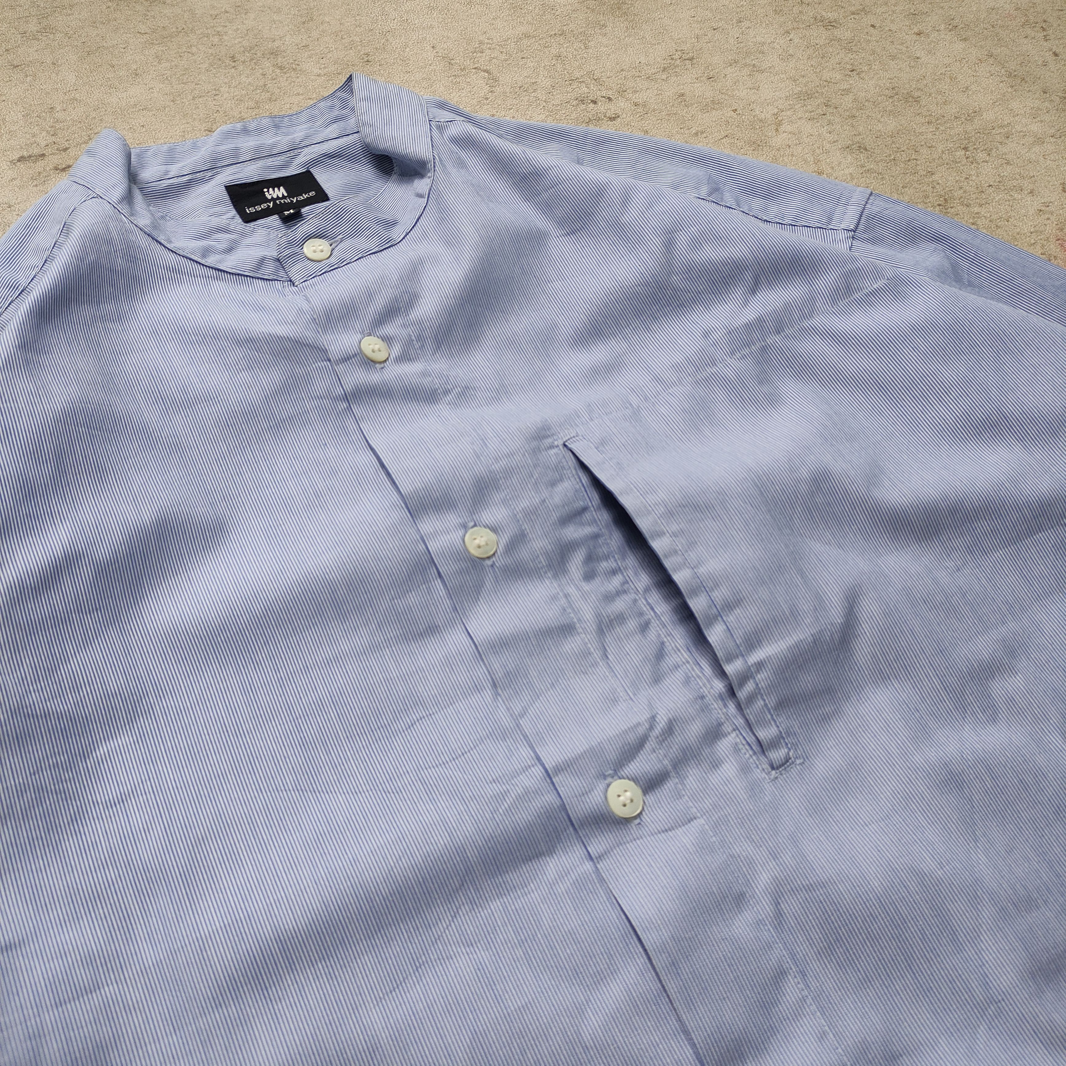 Issey Miyake Issey Miyake Men’s Stripe Button-Up Shirt Size US M / EU 48-50 / 2 - 7 Thumbnail