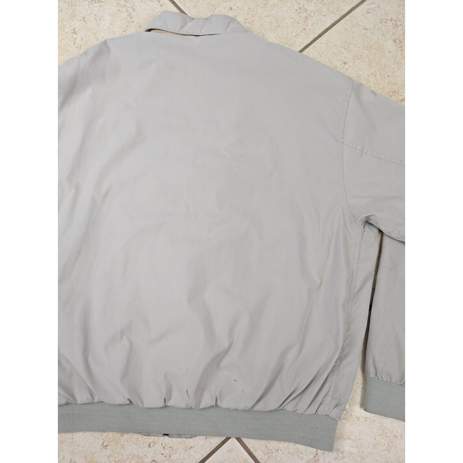 Members Only Vtg Members Only Bomber Racer Jacket Gray Casual Full Zip Size US L / EU 52-54 / 3 - 16 Thumbnail