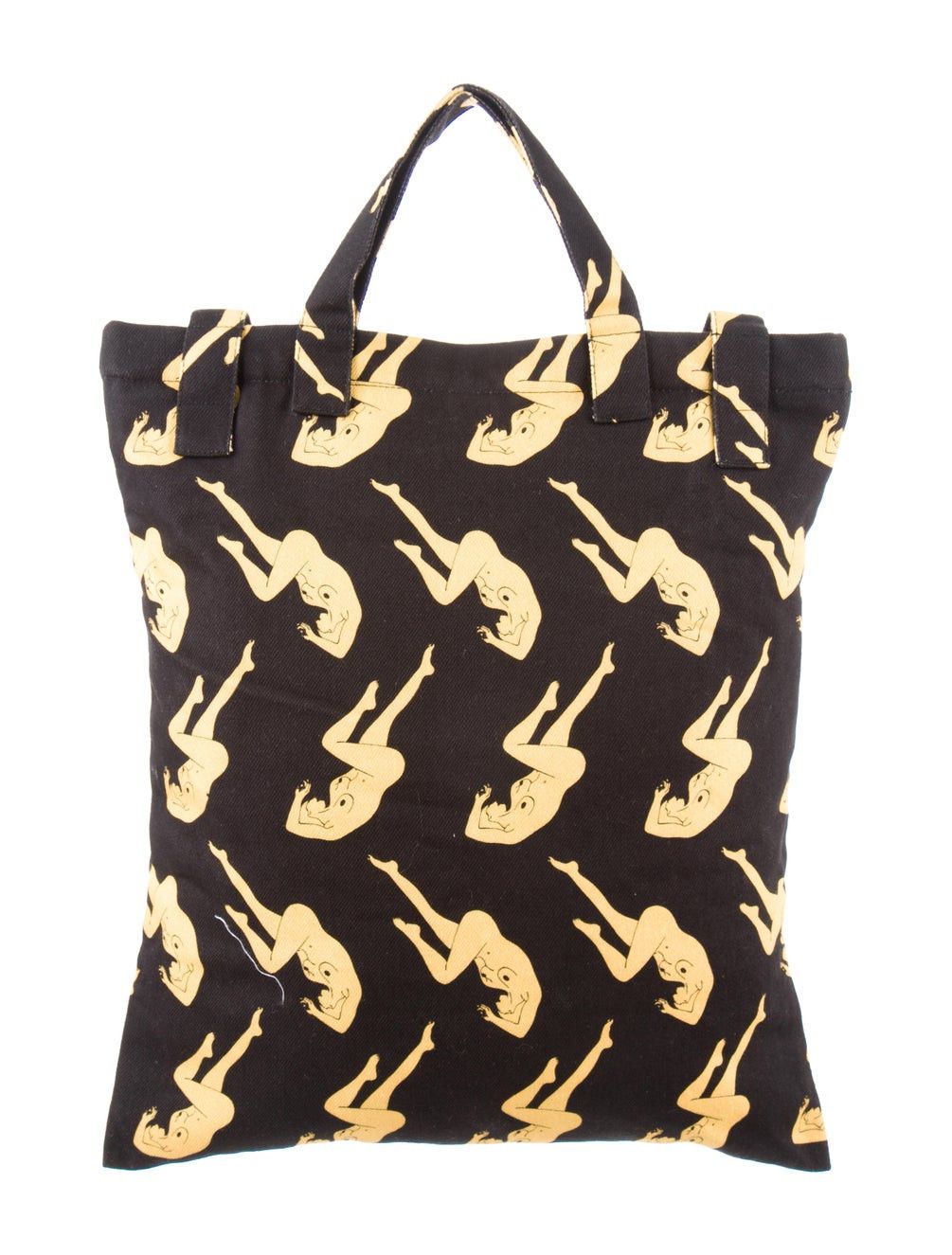 Miu Miu o1B3y1r0426 Size:OS / Tessuto Printed Shopper Bag Multicolor Size ONE SIZE - 4 Thumbnail