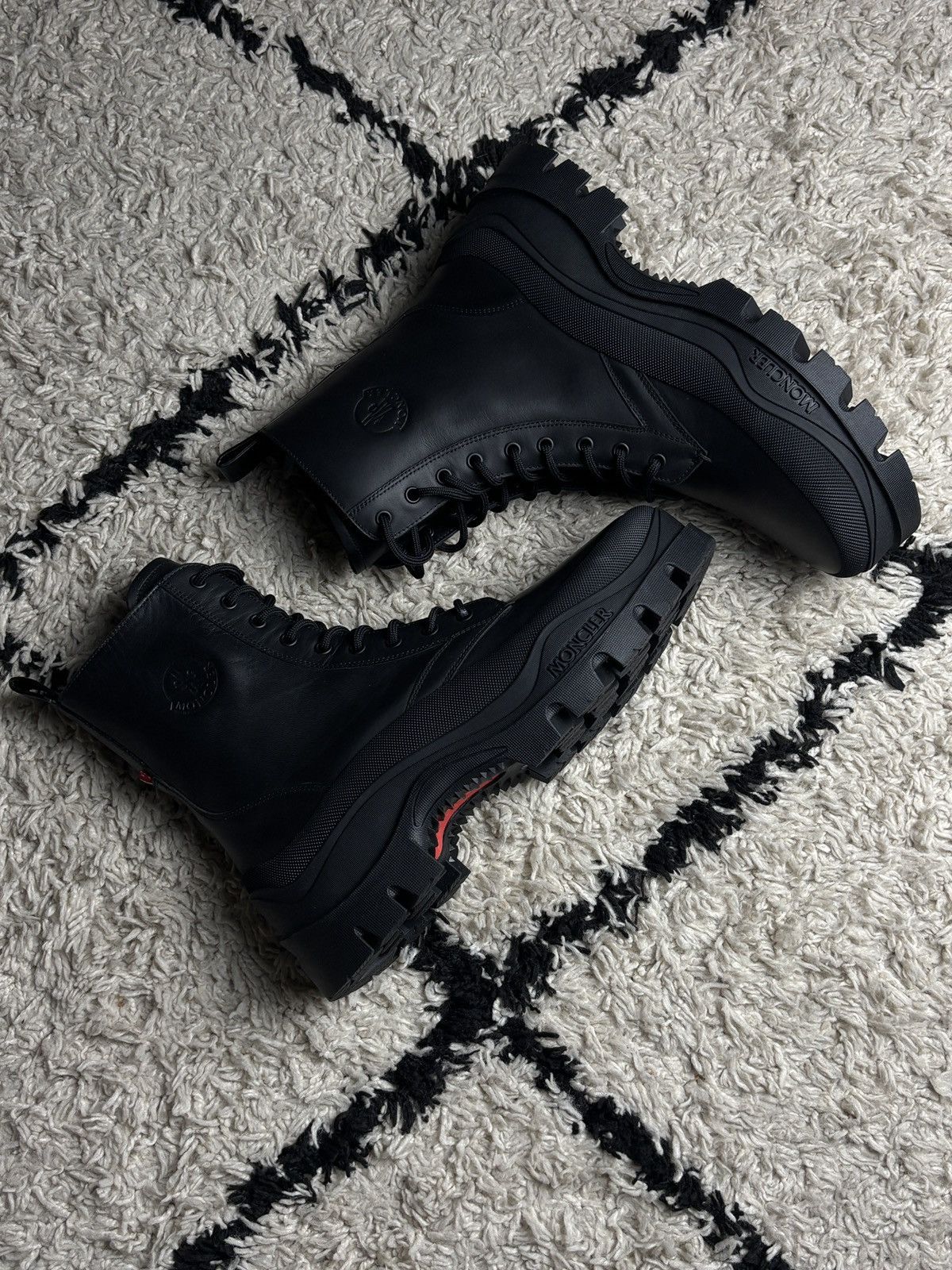 Moncler Moncler Larue Treck Ankle High Leather Boots Outdoor Size US 11 / EU 44 - 4 Thumbnail
