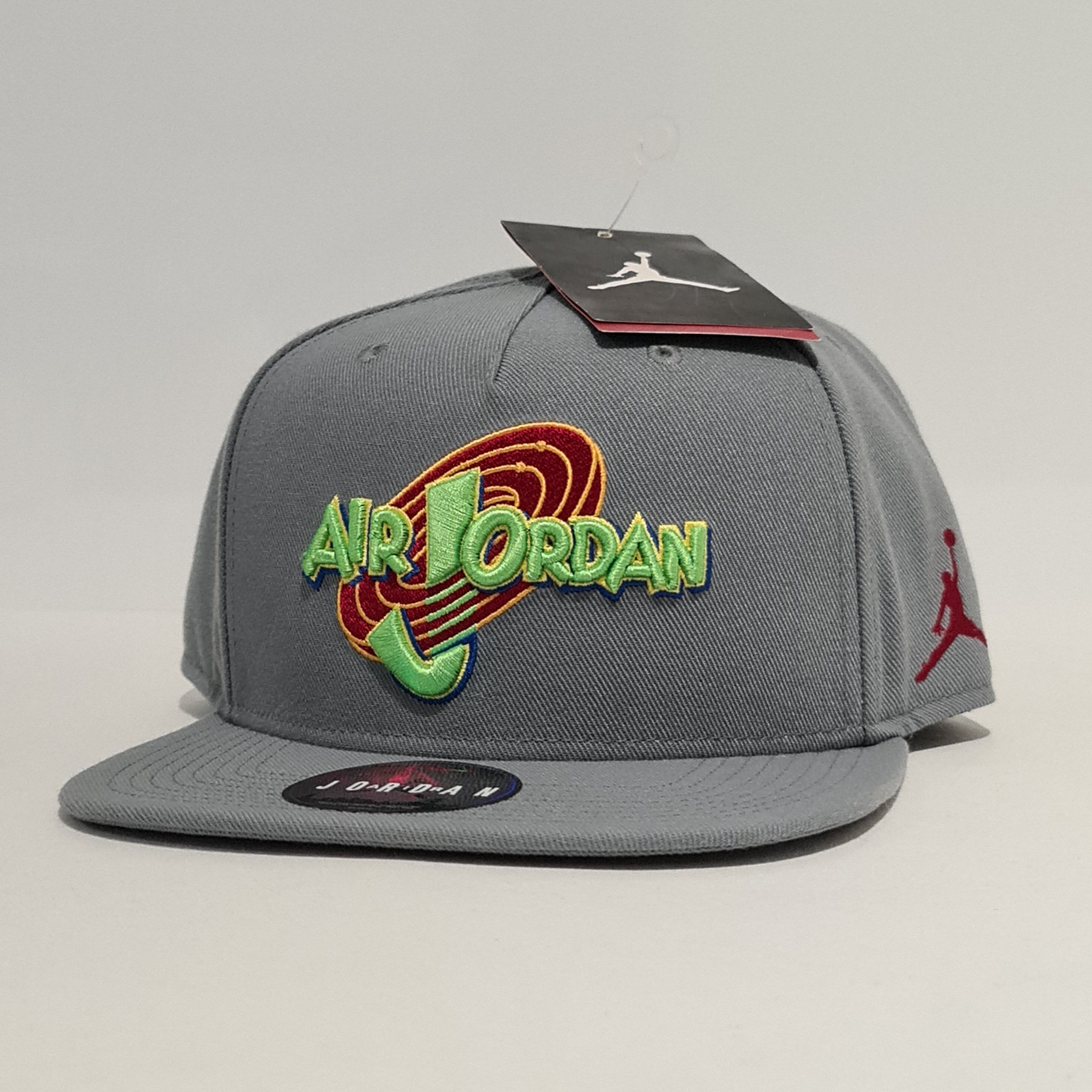 Jordan Brand Jordan Cap Snapback 'Air Jordan Space Jam' Grey Size ONE SIZE - 1 Thumbnail