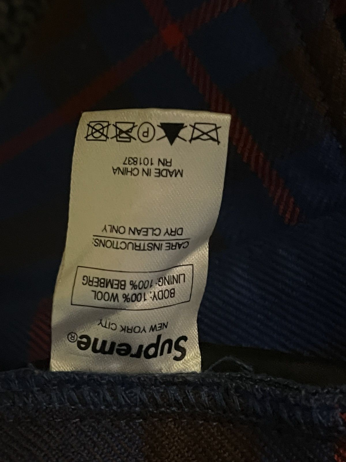 Supreme x CDG Shirt Plaid pants