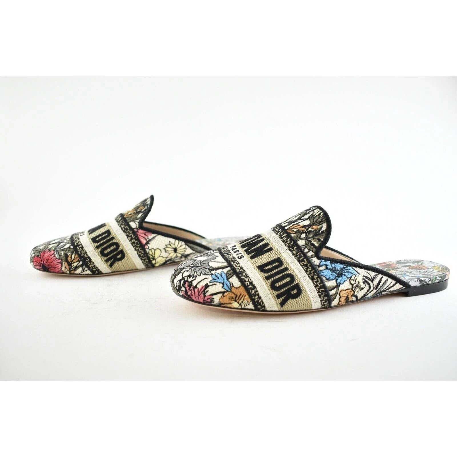 Dior Off Mule Mille Fleurs Backless Slide Ballerina Flat 36 Size US 6 / IT 36 - 10 Thumbnail