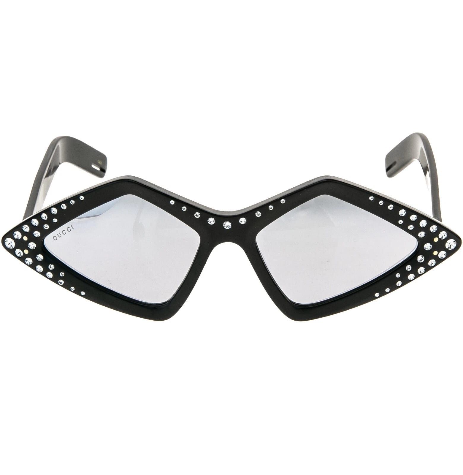 Gucci GUCCI GG0496S Hollywood 0496 Black Fashion Sunglasses 004 Size ONE SIZE - 11 Thumbnail