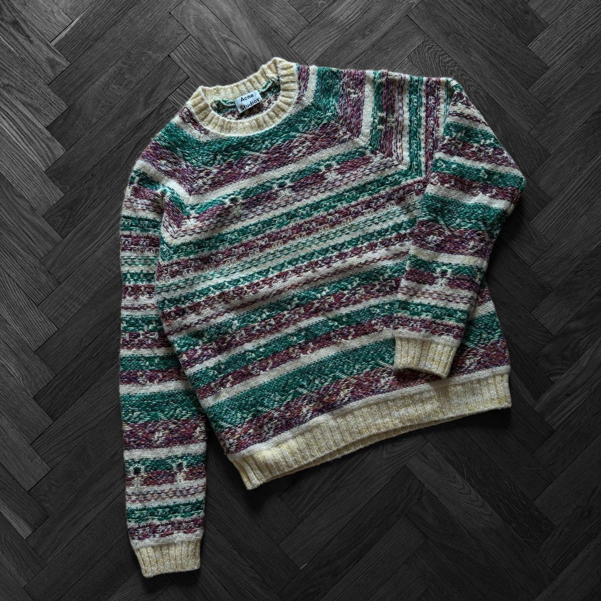 Image of Acne Studios Knit Sweater Wool/mohair, Men's (Size Small)