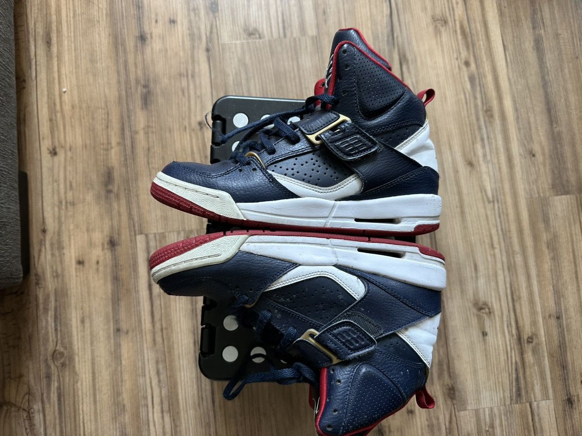 Nike × Vintage Size 5 (GS) - Jordan Flight 45 High Midnight Navy Youth Size US 5 / IT 35 - 2 Thumbnail