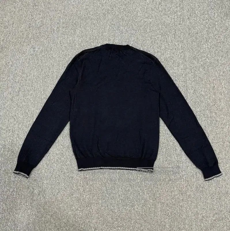 Versace Versace Black Cotton Pullover Sweater for Men . Size US S / EU 44-46 / 1 - 2 Thumbnail