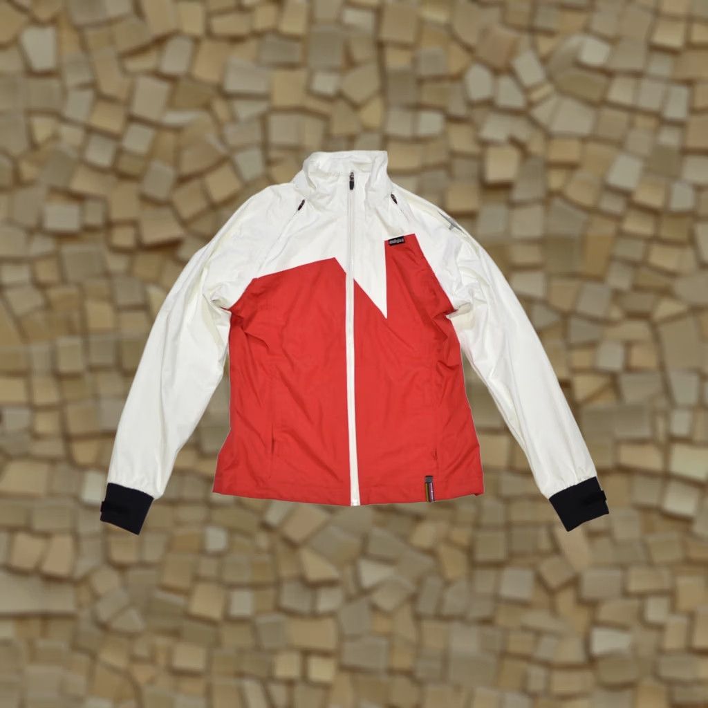 Vintage Wmns Maloja Moon Ride Jacket Vest Size M Windbreaker Nylon White / Red Womens Jacket M Size M / US 6-8 / IT 42-44 - 1 Thumbnail