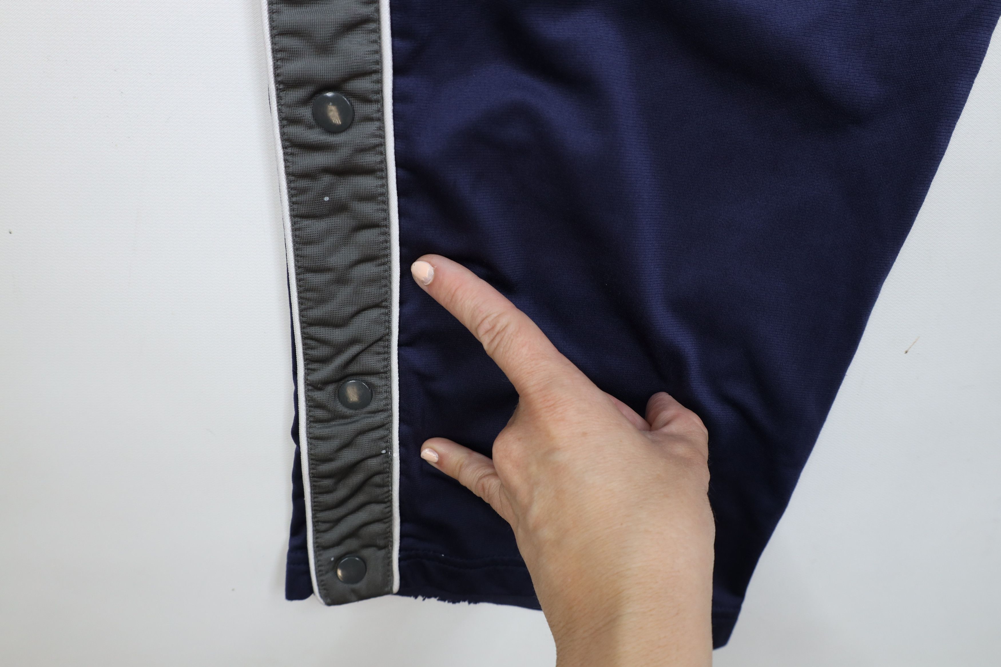 Vintage Vintage 90s Streetwear Block Tearaway Wide Leg Sweatpants Size US 38 / EU 54 - 6 Thumbnail