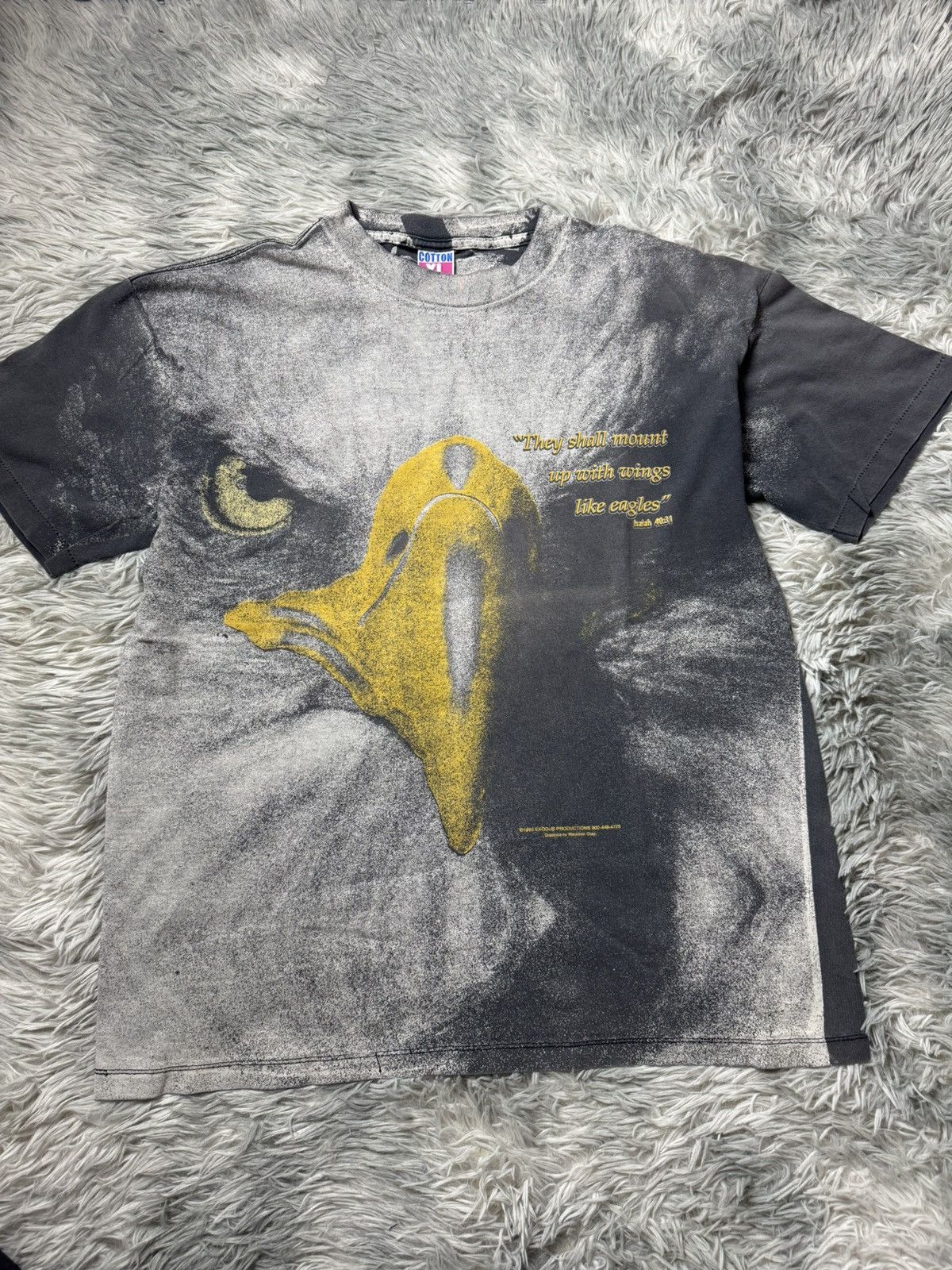 Vintage Vintage Eagle Graphics Tee Size US XL / EU 56 / 4 - 1 Thumbnail