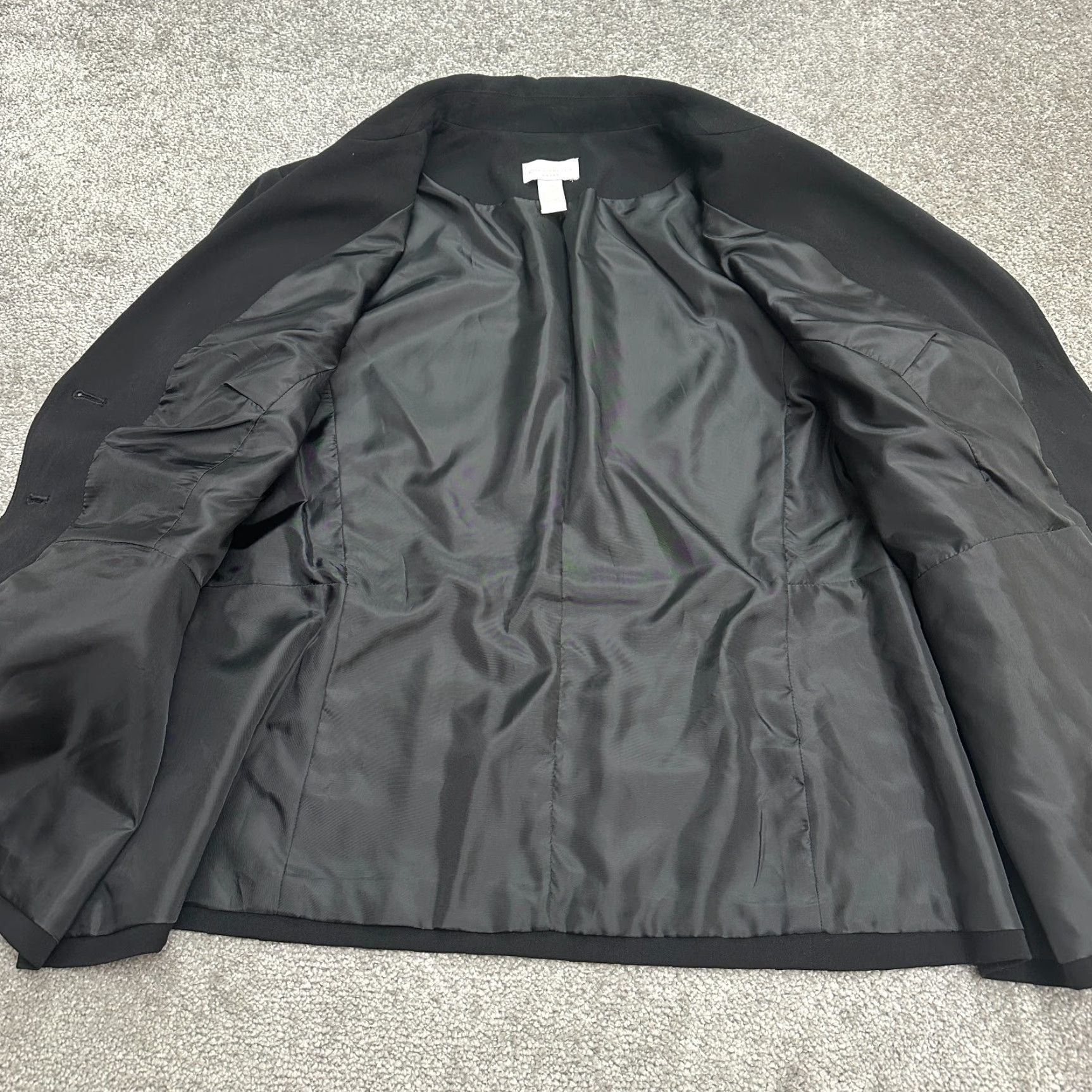 Charter Club Charter Club Blazer Womens 18W Black Single Breasted Business Work Jacket Size XXL / US 16-18 / IT 52-54 - 3 Thumbnail