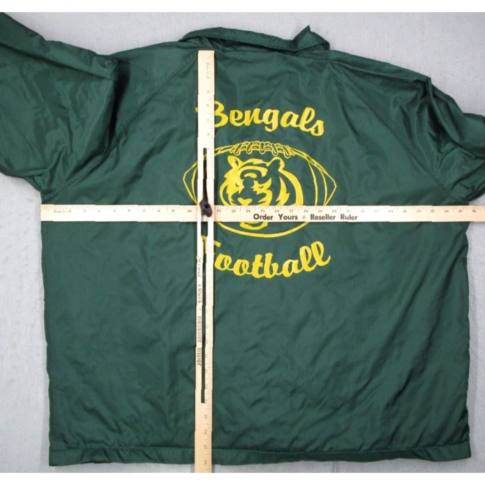 Coach CARDINAL Jacket Mens Green Coach Snap Front Bengals Football Retro 2XL XXL Mens Size US XXL / EU 58 / 5 - 5 Thumbnail
