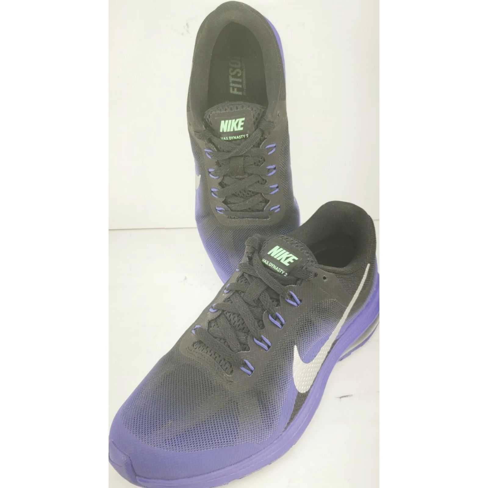 Nike Nike Air Max Dynasty 2 Sneaker Women Black Purple Silver 7M 898468 001 Size US 7 / IT 37 - 3 Thumbnail