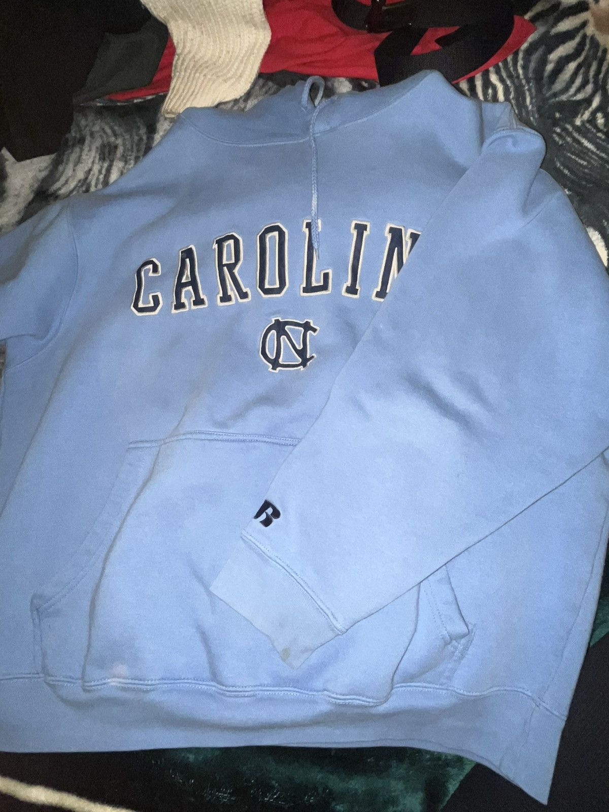 Vintage vintage unc hoodie Size US M / EU 48-50 / 2 - 2 Thumbnail