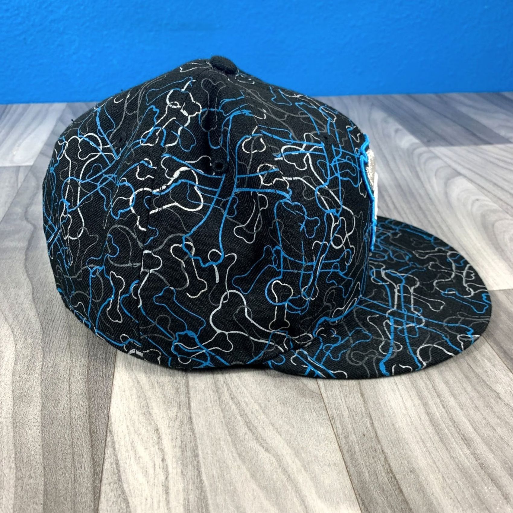 New Era Las Vegas Aviators New Era 59Fifty Baseball Cap Hat Size 7 5/8 Grey Blue Adults Mens Size ONE SIZE - 4 Thumbnail
