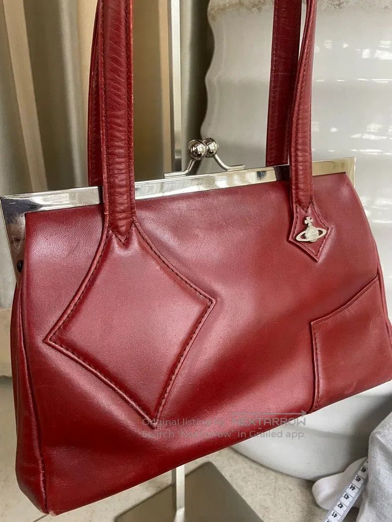 Vivienne Westwood Vivienne Westwood Burgundy Shoulder Bag. Size ONE SIZE - 9 Thumbnail