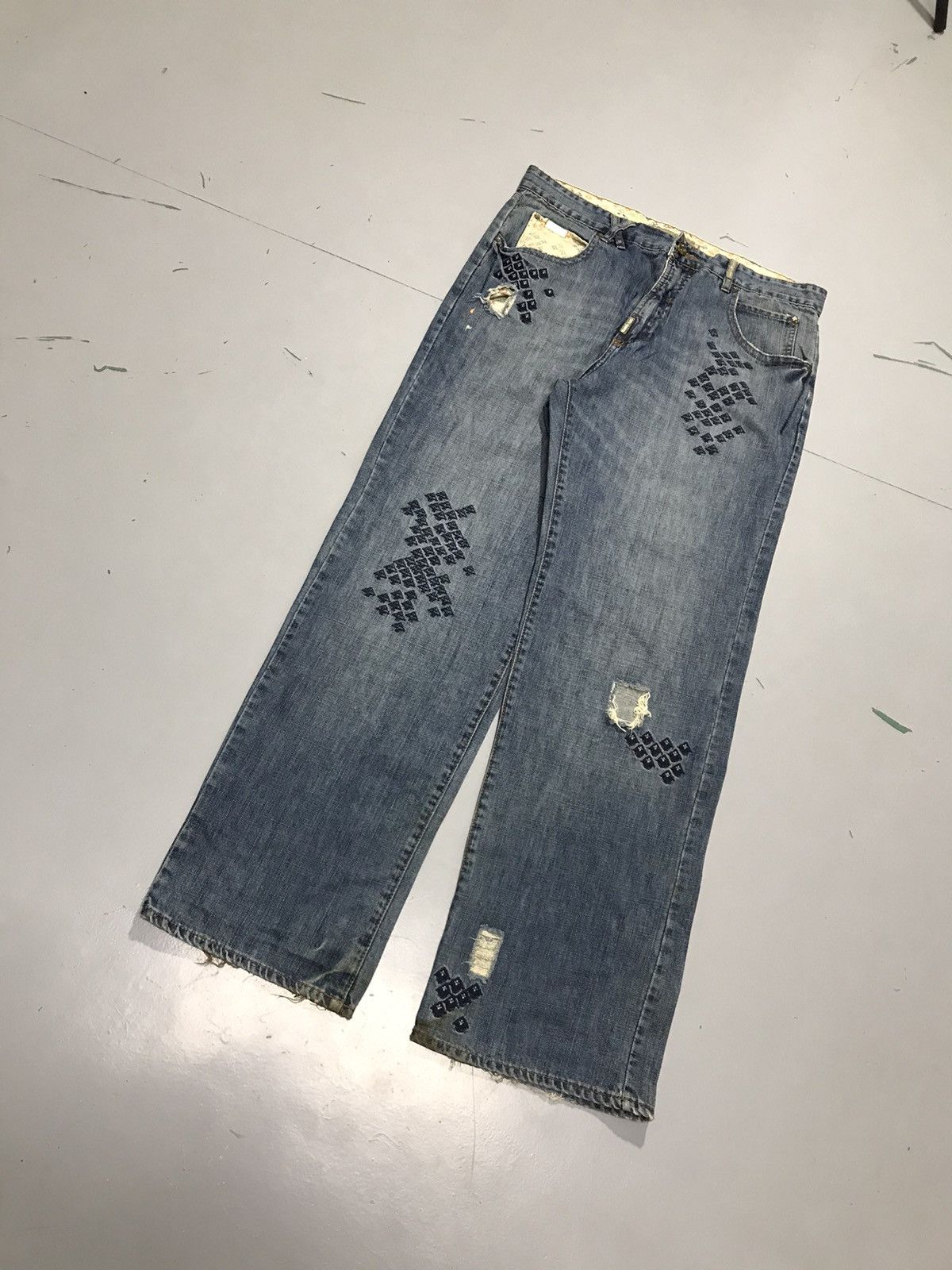 Southpole Vintage hiphop embroidered denim Size US 36 / EU 52 - 3 Thumbnail