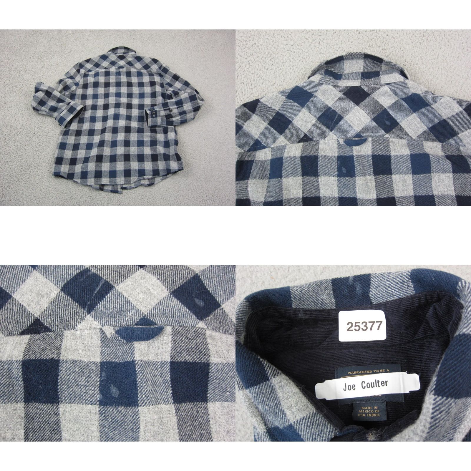 Pendleton Pendleton Weston Flannel Shirt Mens Large Blue 100% Wool Button Up Size US L / EU 52-54 / 3 - 9 Thumbnail