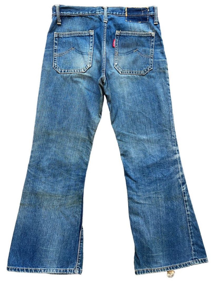Vintage Cone Deestone Denim Flare Boot Cut Bush Pants Denim 30x29 Size 30" / US 8 / IT 44 - 3 Thumbnail