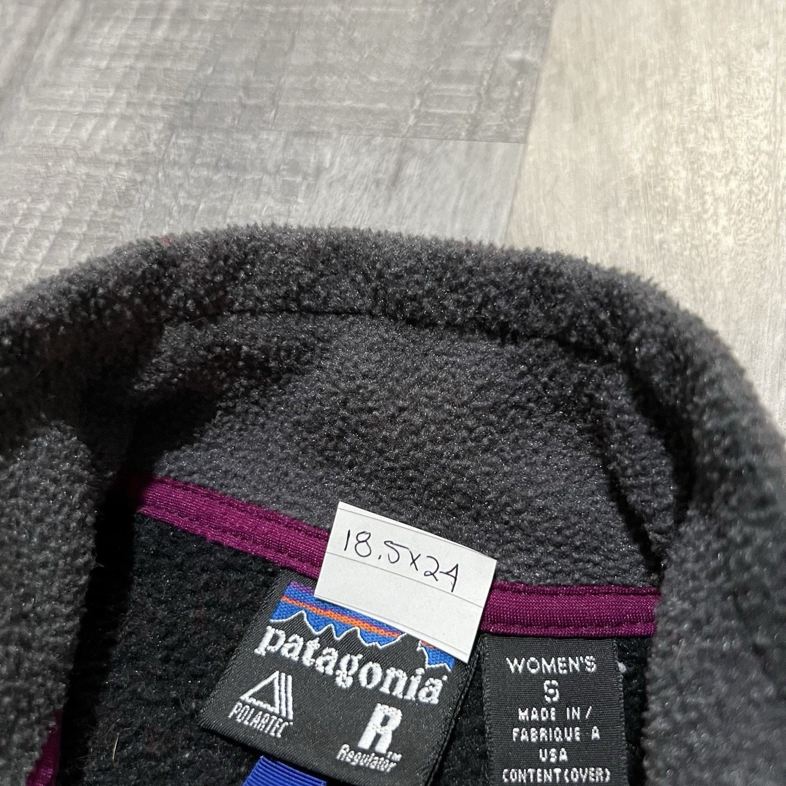 Patagonia Vintage Patagonia Women’s Size Small Black Fleece Jacket Y2K Size S / US 4 / IT 40 - 5 Thumbnail