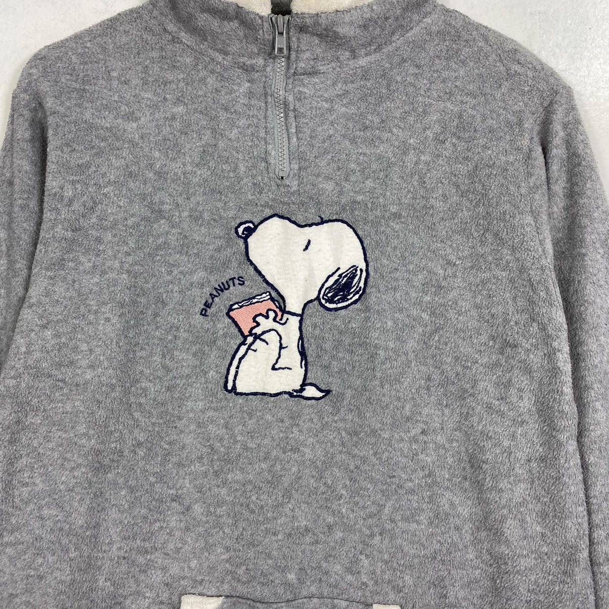 Disney × Peanuts × Warner Bros Peanuts Big Logo Crewneck Fleece Size US M / EU 48-50 / 2 - 6 Thumbnail