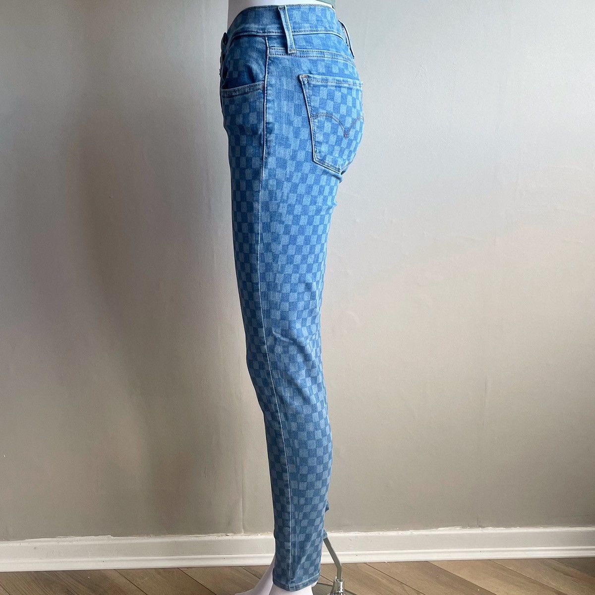 Levi's Levi's Check 710 Super Skinny Jeans Size 27" / US 4 / IT 40 - 2 Thumbnail