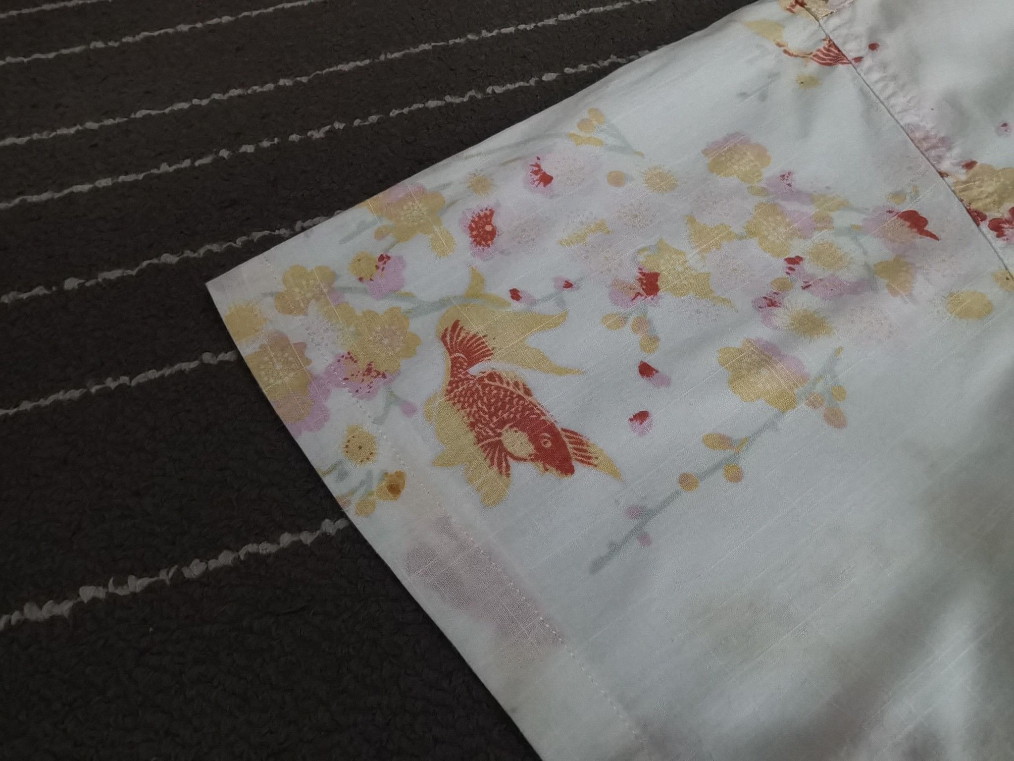 Japanese Brand Vintage Koi fish hawaiaan Japanese L 1993 Size US M / EU 48-50 / 2 - 7 Thumbnail