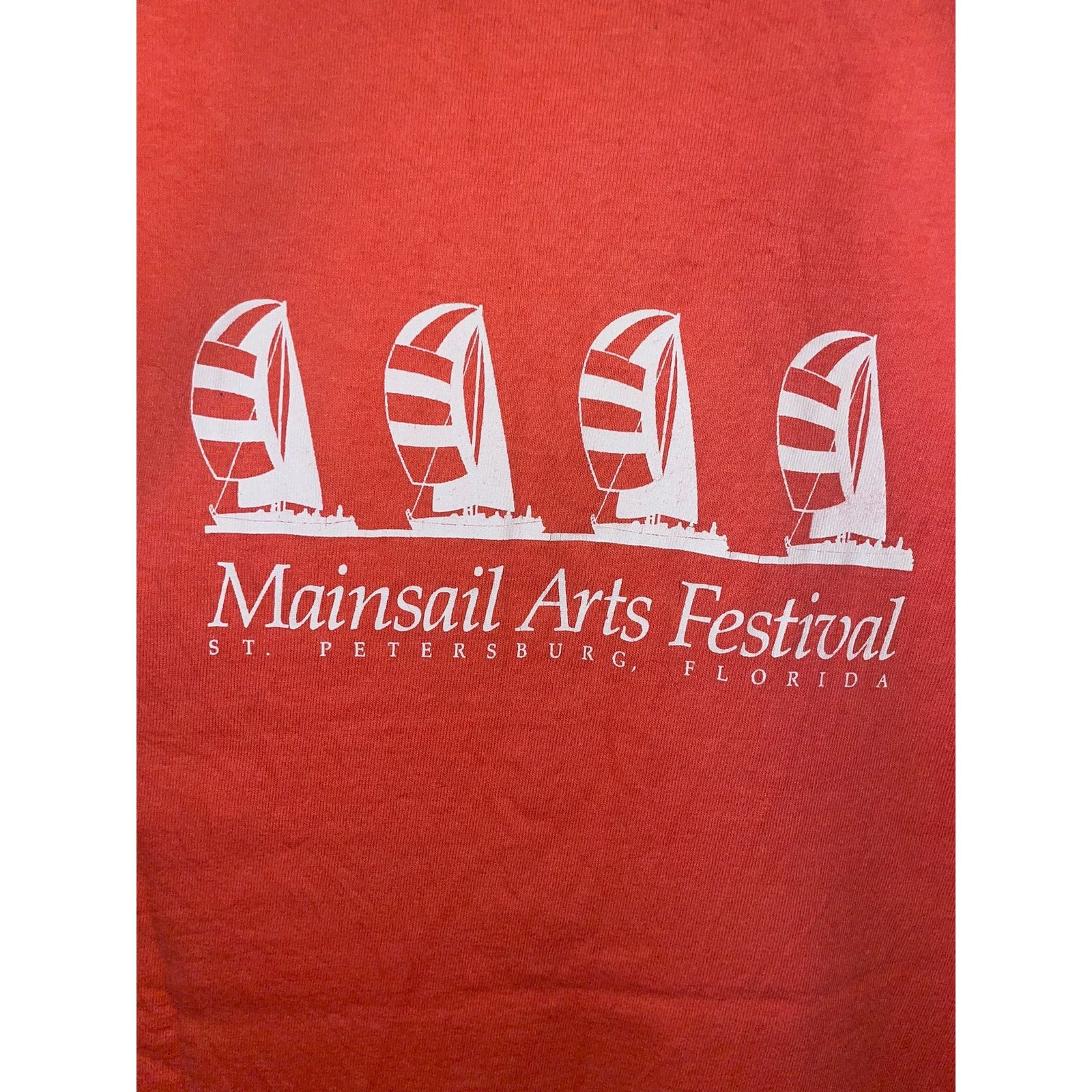 Fruit Of The Loom Vintage Mainsail Arts Festival Shirt Art Flamingo Tee VTG L Size US L / EU 52-54 / 3 - 9 Thumbnail