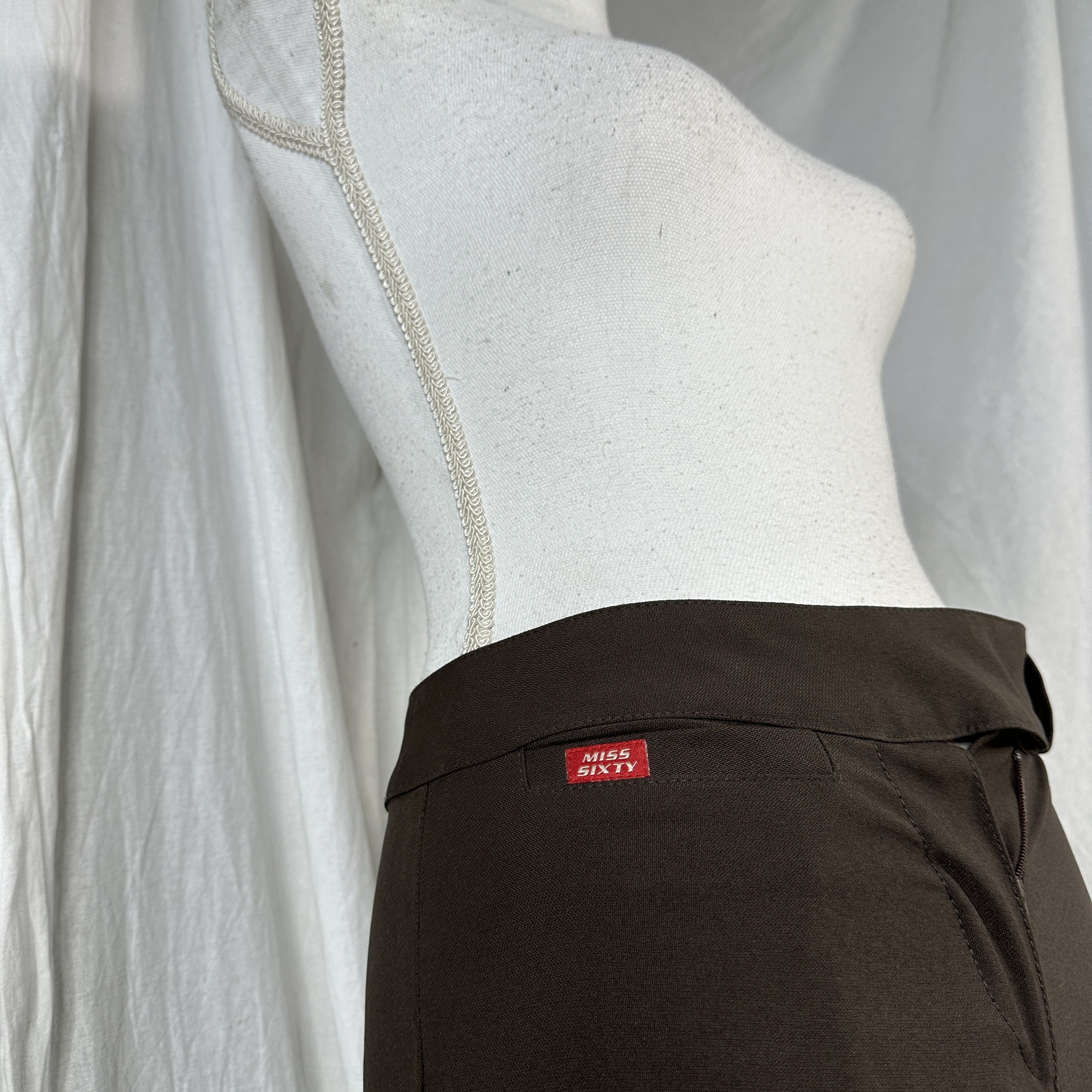 Miss Sixty × Vintage Vintage Y2K Casual Elegant Formal Miss Sixty Flared Pants Size 25" / US 0 / IT 36 - 5 Thumbnail