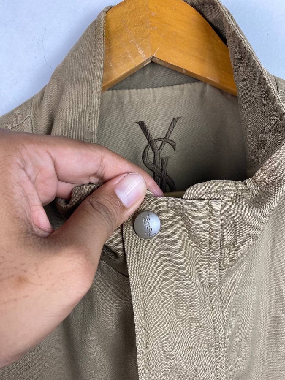 Yves Saint Laurent vintage yves saint laurent jacket embroided logo Size US XXL / EU 58 / 5 - 4 Thumbnail
