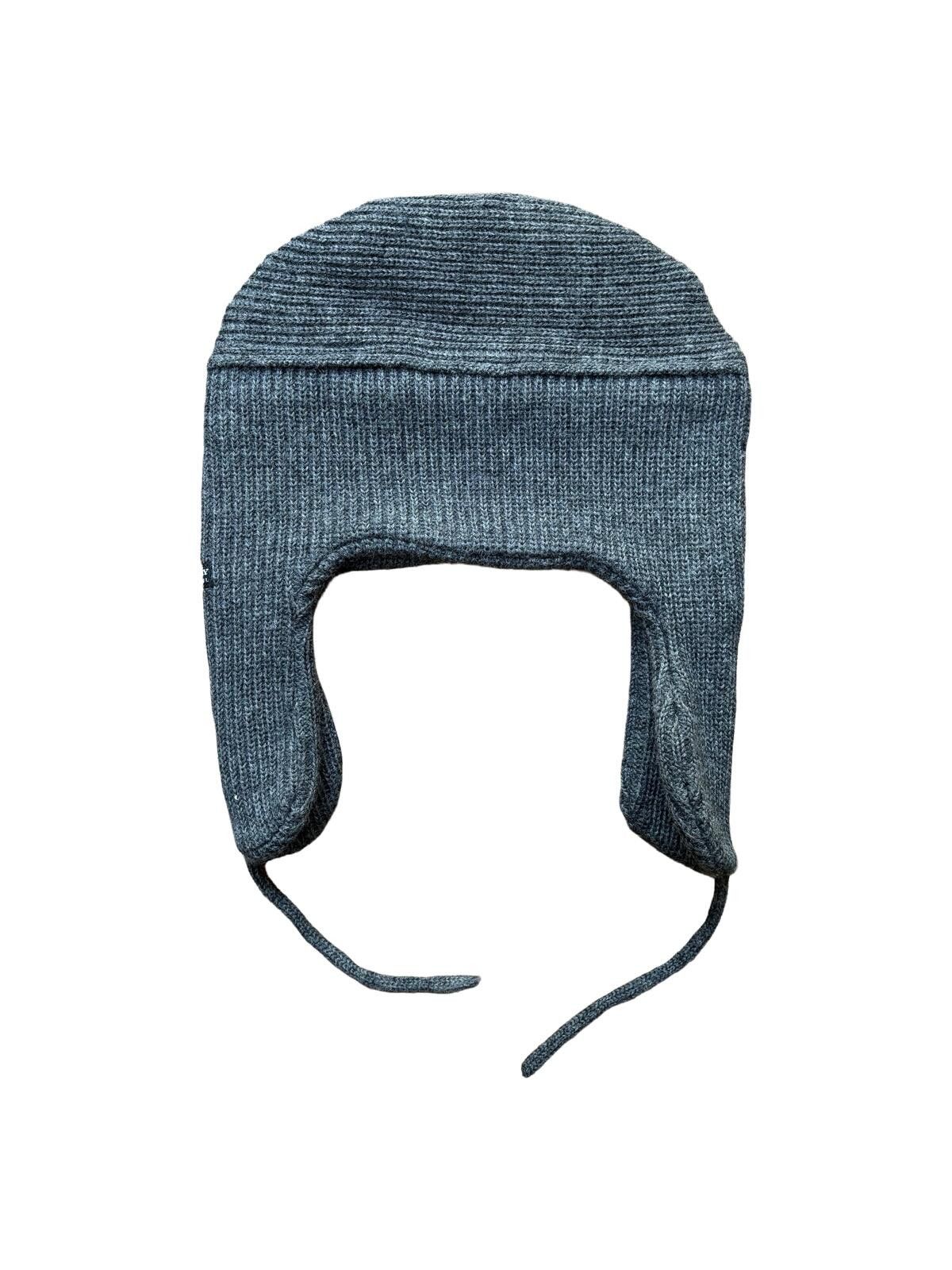 Burberry Burberry Black Label Ear Flap Knit Hat Grey Size ONE SIZE - 3 Thumbnail